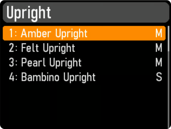Upright
