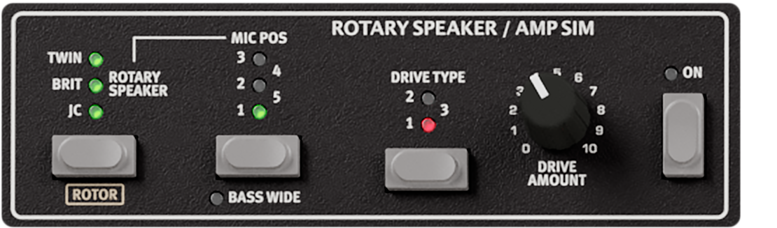 Nord Organ 3 Rotary panel